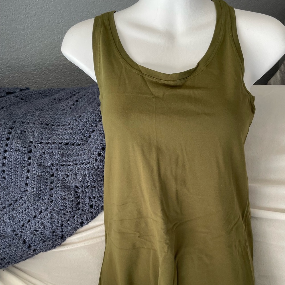 Lululemon cool Racerback II tank army green